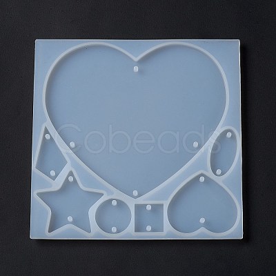 DIY Chandelier Component Link & Connector Charm Food Grade Silicone Molds SIMO-C003-01-1