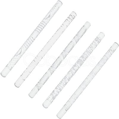 PandaHall Elite 5Pcs 1 Style Acrylic Rolling Pin DIY-PH0003-40-1