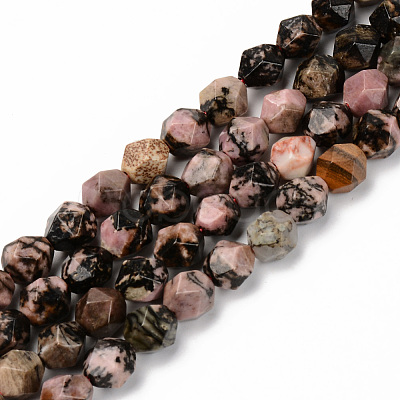 Natural Rhodonite Beads Strands G-S368-001B-1