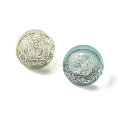 Transparent Acrylic Cabochons MACR-S361-05-1