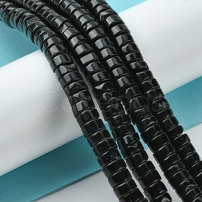 Natural Black Onyx Beads Strands G-D067-C01-1