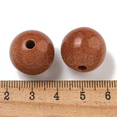 Synthetic Goldstone Beads G-G147-01K-1