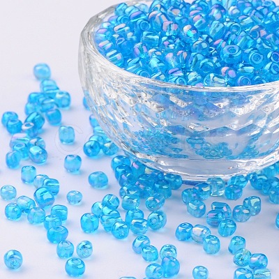 6/0 Round Glass Seed Beads SEED-US0003-4mm-163B-1