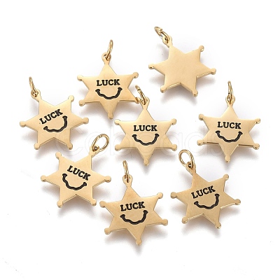 316 Surgical Stainless Steel Charms STAS-I164-018G-1