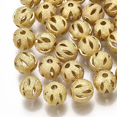 Brass Filigree Beads X-KK-S34-251B-1