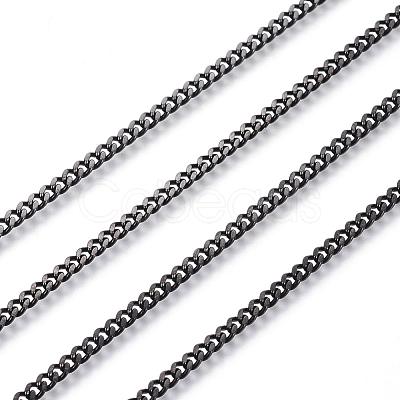 304 Stainless Steel Twisted Chains Curb Chains CHS-H007-39B-1