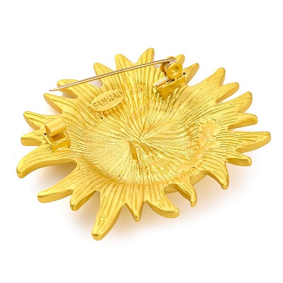 Sun God Brooch Pin JEWB-Z031-10G-1