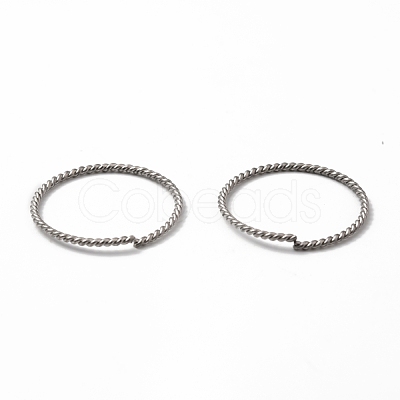 Non-Tarnish 304 Stainless Steel Open Jump Rings STAS-L262-36F-P-1