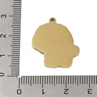 304 Stainless Steel Pendants STAS-C095-22G-1