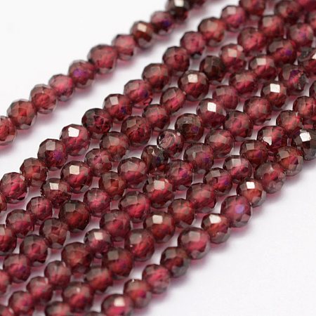 Natural Garnet Beads Strands X-G-F460-54-1