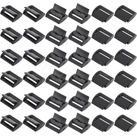 Nbeads 40Pcs Plastic Cam Buckle KY-NB0001-46-1