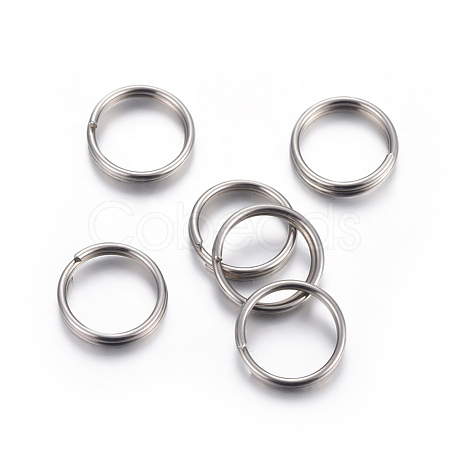 Tarnish Resistant 304 Stainless Steel Split Rings STAS-P223-22P-04-1