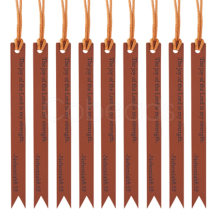 Imitation Leather Bible Quote Bookmarks AJEW-WH0299-99-1