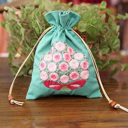 Embroidery Bag Kits PW-WG10018-02-1
