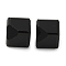 K9 Glass Imitation Austrian Crystal Beads, No Hole, Square, Black, 8x8x8mm