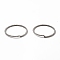 Non-Tarnish 304 Stainless Steel Open Jump Rings, Twist Ring, Stainless Steel Color, 20.5x1.1mm, Inner Diameter: 18.3mm