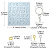 DIY Keychain Making Kits DIY-FS0004-84-4