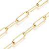 Soldered Brass Paperclip Chains CHC-D025-03G-2