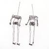 Tibetan Style Alloy Human Body Skeleton For DIY Toy Doll Making TIBE-39030A-P-NR-2