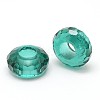 Faceted Glass Rondelle Large Hole European Beads X-GLAA-O004-M-2