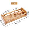 7-Hole Bamboo Glass Holder Display Racks ODIS-WH0025-75-2