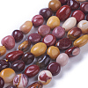 Natural Mookaite Beads Strands X-G-P433-17-2