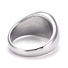 304 Stainless Steel Finger Rings STAS-H101-01P-7-4