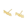 Brass Word Faith Stud Earrings for Women KK-A172-32G-2