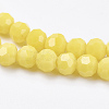 Opaque Glass Beads Strands EGLA-F120-NC03-3