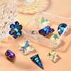 11Pcs K9 Glass Rhinestone Pendants GLAA-TZ0001-02-5