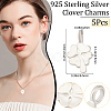 Beebeecraft 5Pcs 925 Sterling Silver Charms STER-BBC0001-21-2