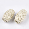 Handmade Woven Beads WOVE-T006-142B-2
