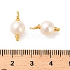 ABS Plastic Imitation Pearl Pendants KK-M266-37G-04-3