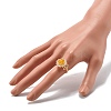 Natural Mixed Gemstone Finger Rings for Girl Women RJEW-TA00012-5