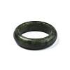 Natural Chinese Southern Jade Plain Band Ring G-N0326-99B-3