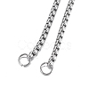 304 Stainless Steel Box Chain Slider Necklace Making MAK-H100-01P-2
