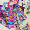 Gorgecraft 8Pcs 4 Styles Non-Woven Fabric Reusable Folding Gift Bags with Handle ABAG-GF0001-19B-3