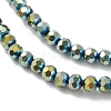 Electroplate Glass Beads Strands EGLA-K015-09B-3