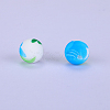 Printed Round Silicone Focal Beads SI-JX0056A-38-1