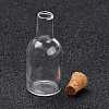 Glass Cork Bottles AJEW-O032-06-4