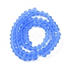Imitate Austrian Crystal Frosted Glass Beads Strands GLAA-F029-TM2mm-B07-2