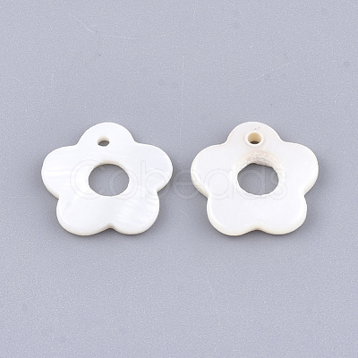 Freshwater Shell Charms SSHEL-T007-11B-1