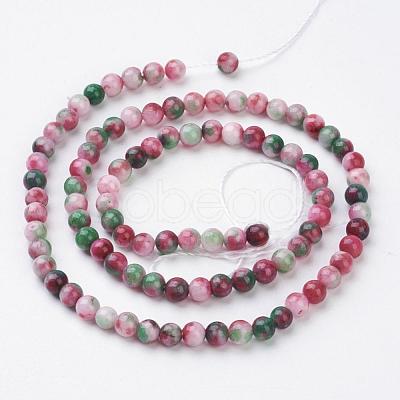 Jade Beads Strands G-D264-6mm-M-1