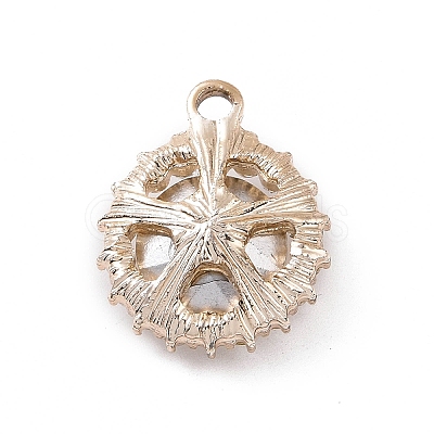 Alloy Rhinestone Pendants ALRI-C008-58LG-1