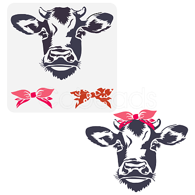 PET Hollow Out Drawing Painting Stencils DIY-WH0391-0788-1