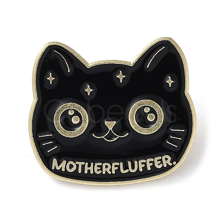 Black Cat Enamel Pins JEWB-P031-C03-1