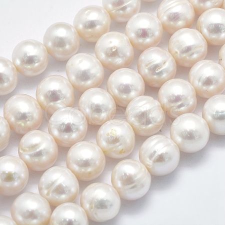 Natural Cultured Freshwater Pearl Beads Strands PEAR-K003-11A-1