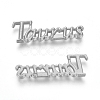 Silver Color Plated Alloy Cabochons PALLOY-WH0068-08S-E-1