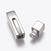 304 Stainless Steel Bayonet Clasps STAS-O114-047C-P-4