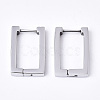 304 Stainless Steel Huggie Hoop Earrings EJEW-N016-005-1